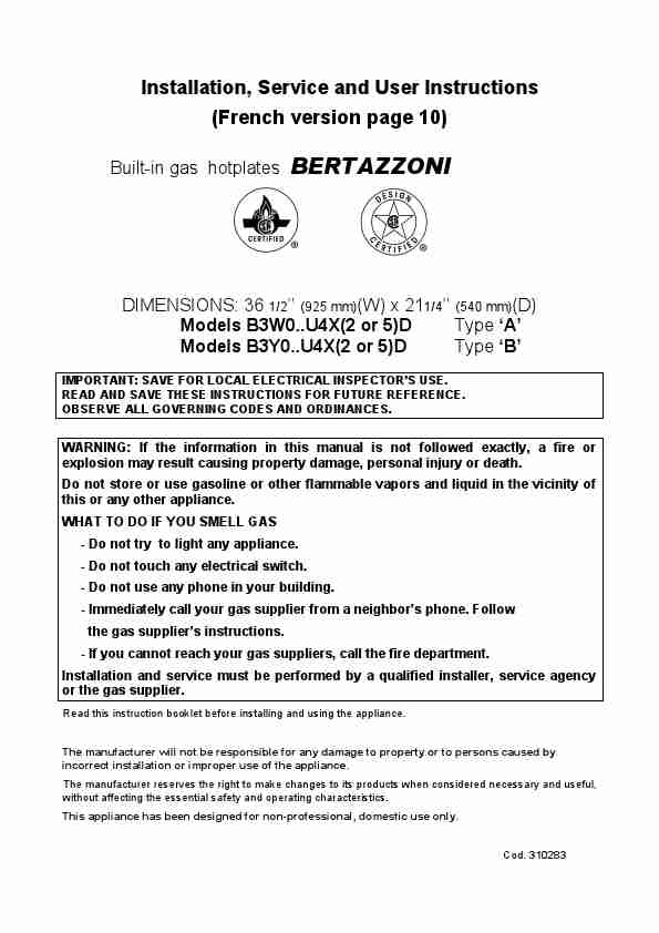 Bertazzoni Food Warmer B3W0  U4X(2 OR 5)D-page_pdf